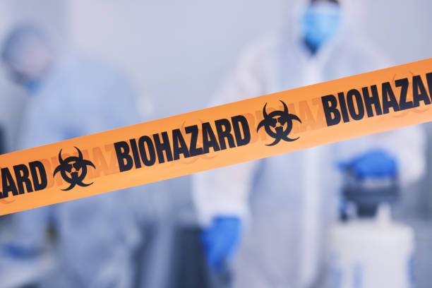 Professional Biohazard technician working in Inez, TX